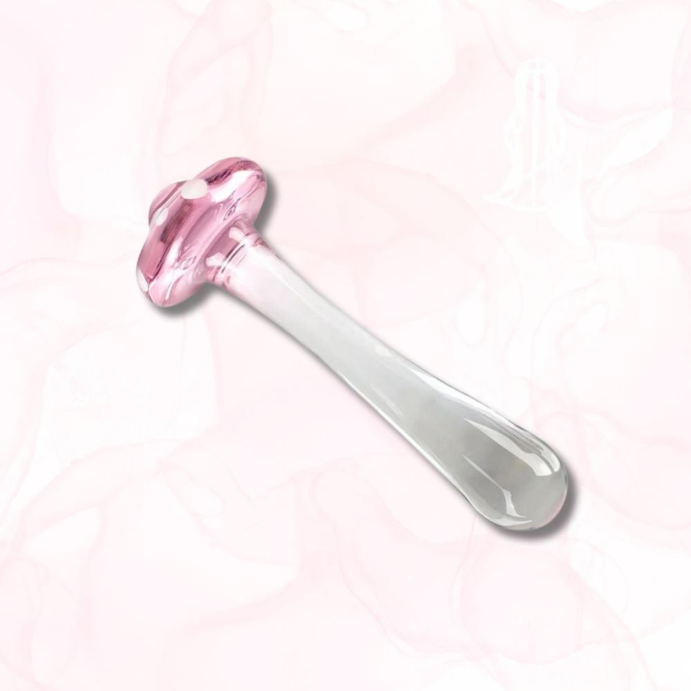 Plug Anal Verre <br> Le Champignon Magique - Mon Plug Anal