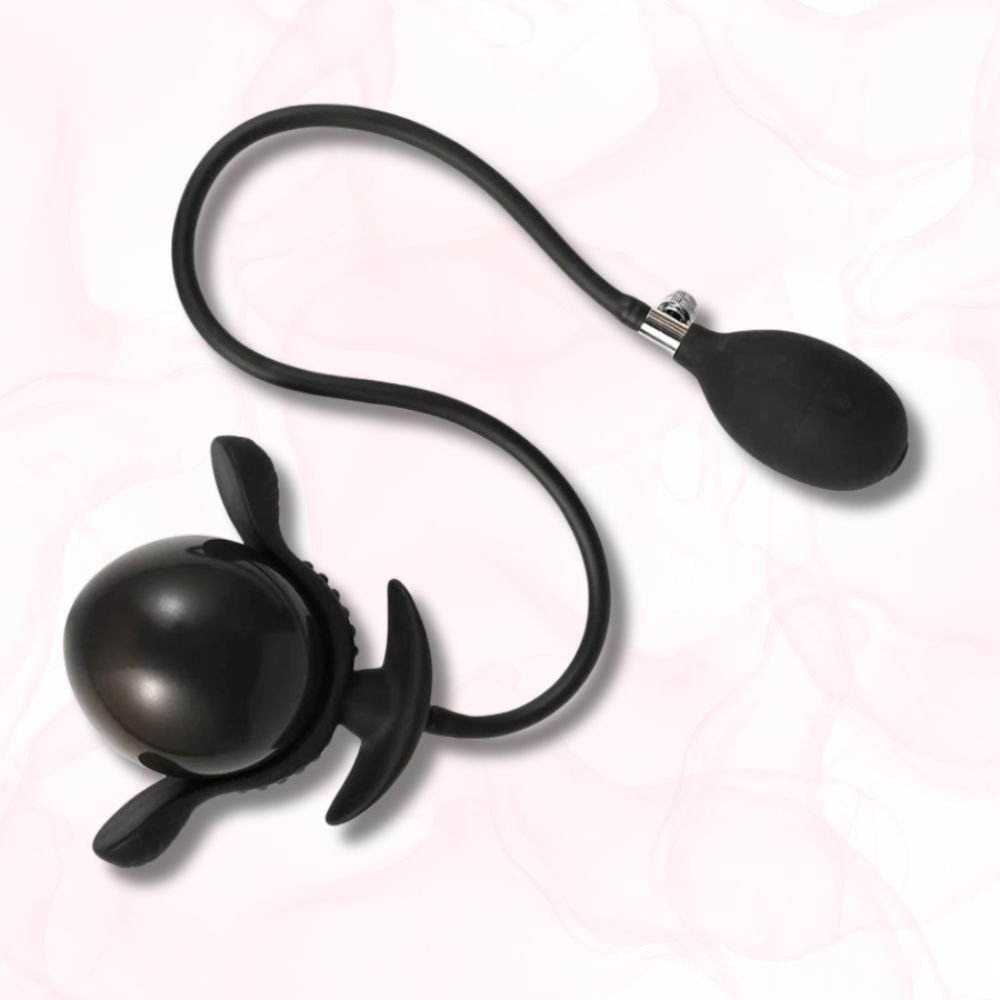 Plug Anal Gonflable <br> Le Bonheur à Portée de Pompes - Mon Plug Anal