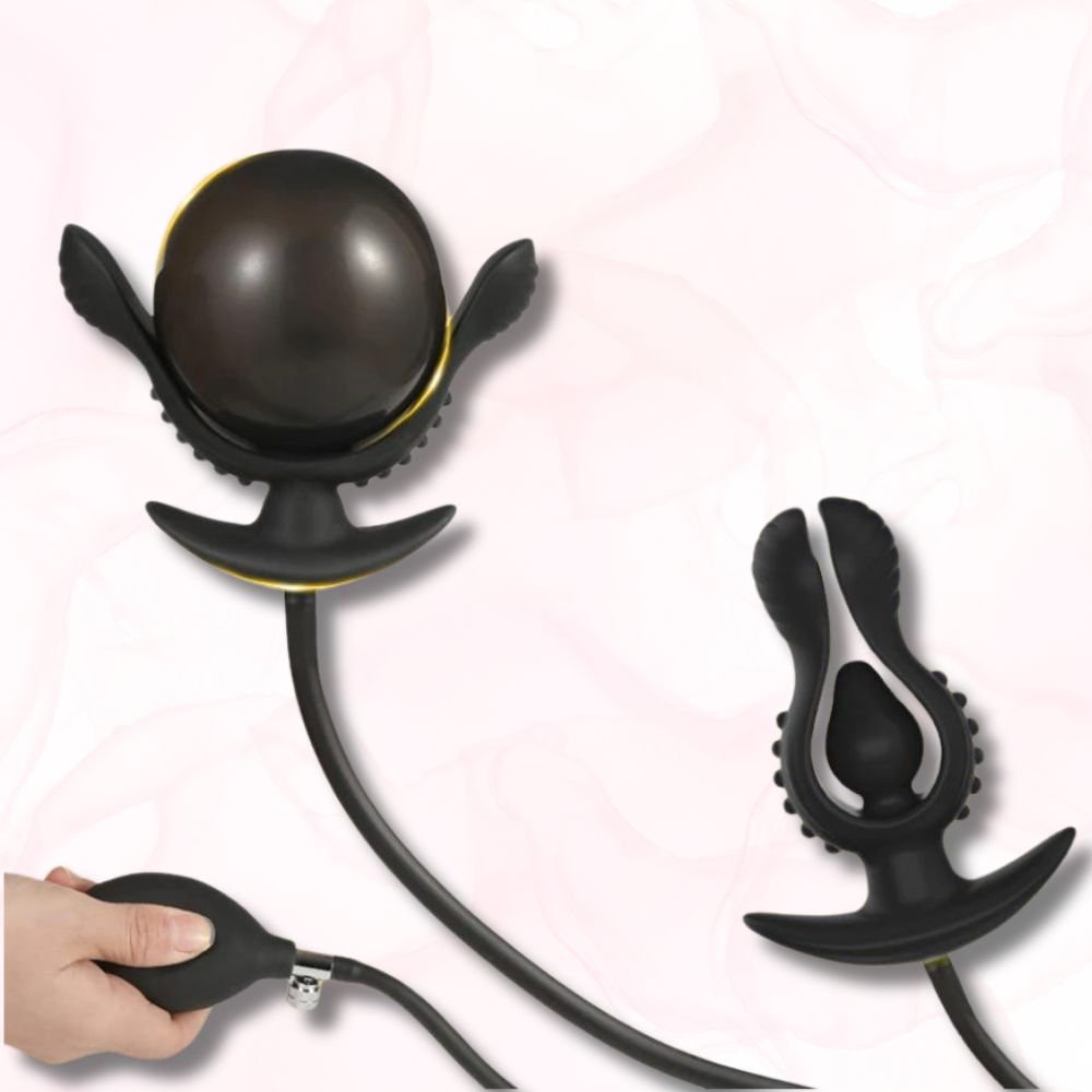 Plug Anal Gonflable <br> Le Bonheur à Portée de Pompes - Mon Plug Anal
