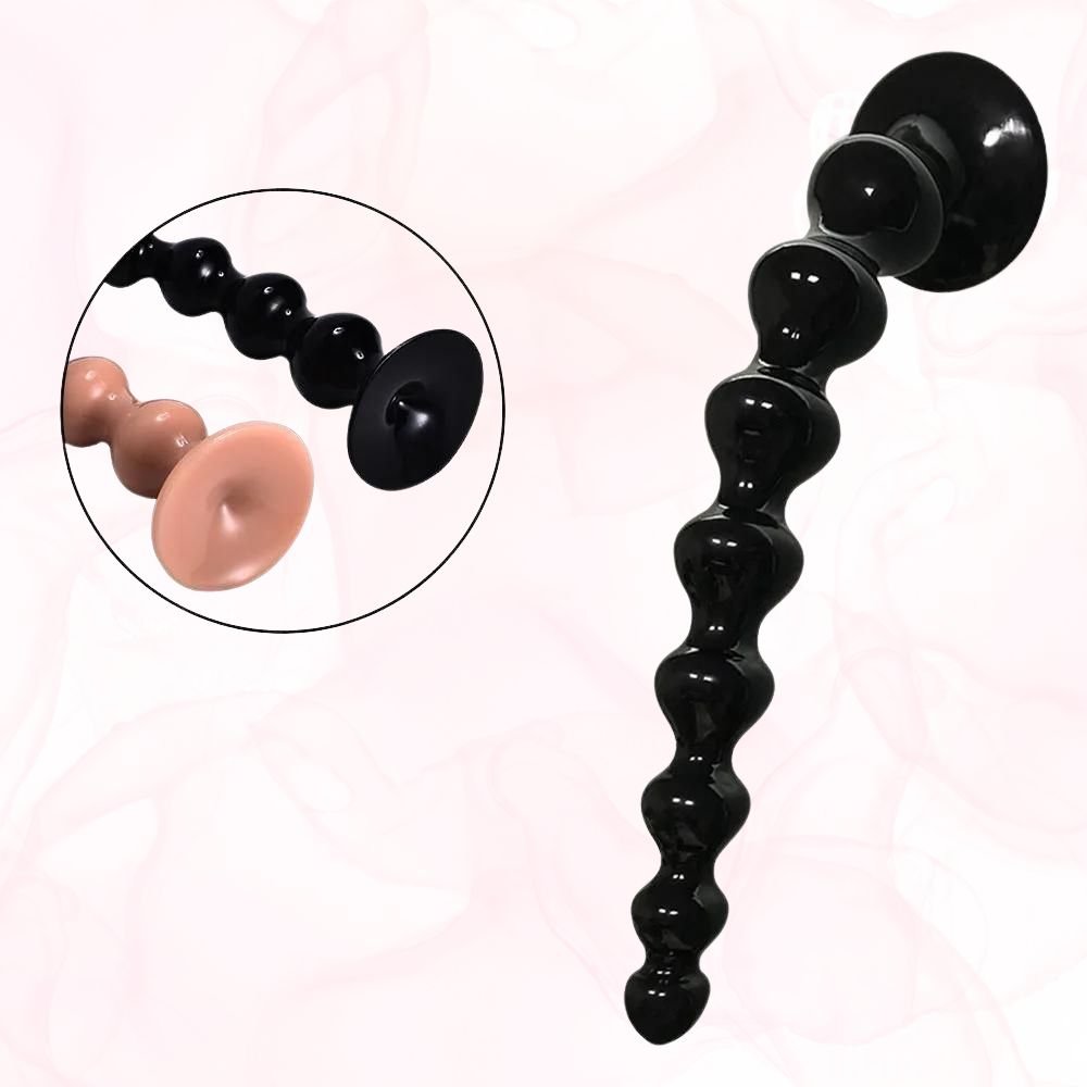 Plug Anal Ventouse <br> L'Immense Bonheur des Perles - Mon Plug Anal