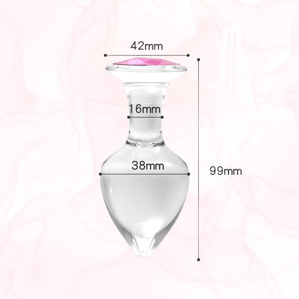 Plug Anal Verre <br> Le Bijou du Bonheur - Mon Plug Anal